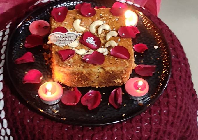 पंचामृत केक | रवा केक | पौष्टिक आणि सात्विक पंचामृत केक असा करा | Panchamrut  Cake | rawa cake | KBR - YouTube