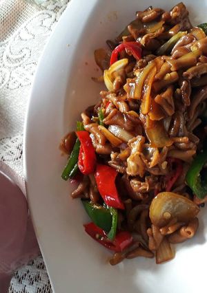 Foto resep Usus Ayam Cah Cabai