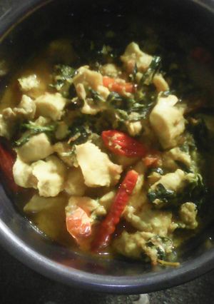 Foto resep Ayam dada potong bumbu kuning
