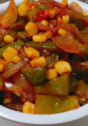 A picture of Capsicum Corn 🌽.