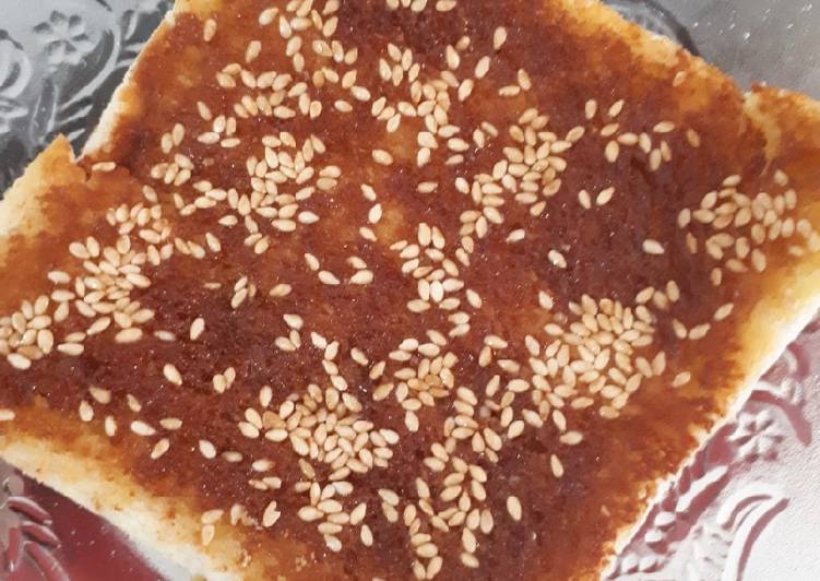 Brown sugar mozza toast ala rumah