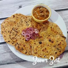 A picture of Leftover Ful Medames Parathas.