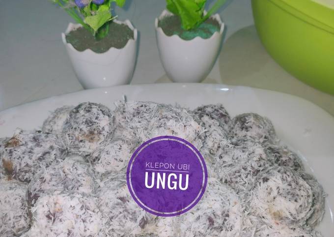 Bagaimana Membuat Klepon /Onde-onde ubi Ungu, Bikin Ngiler