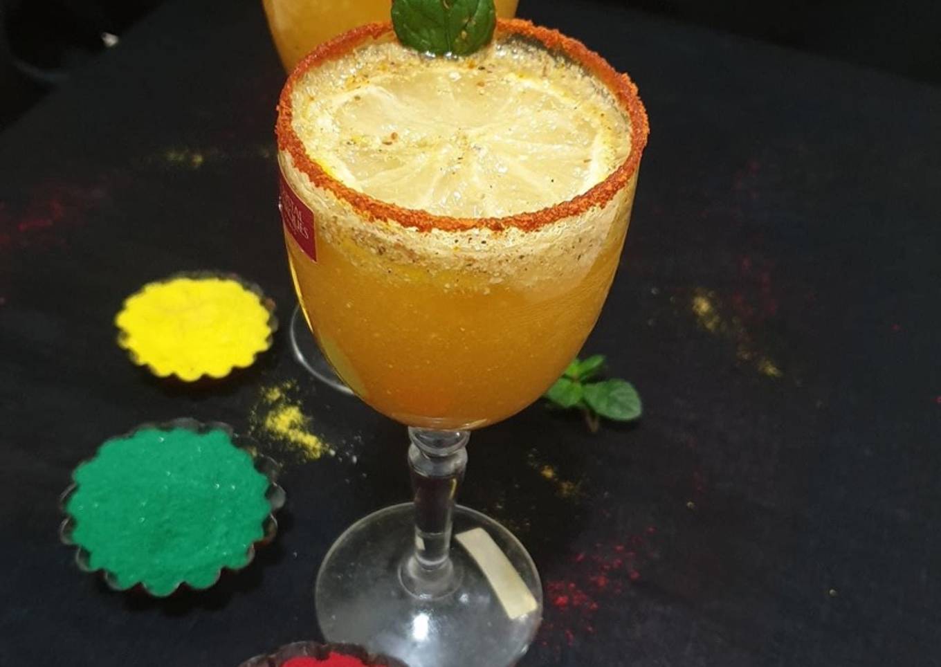 Basanti thandai cocktail
