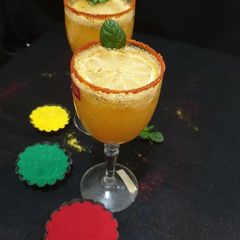 A picture of Basanti thandai cocktail.