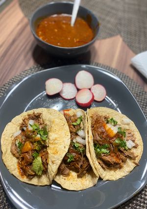 Una foto de Birria de res🐄🧄🌶