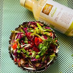 A picture of Comfort and Healthy Italian Dressing Salad.