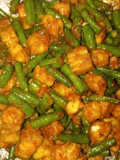 Foto resep Tumis kacang panjang tempe kecap