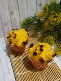 Bolu kukus ubi kuning chocochip
