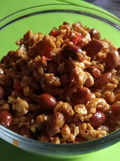 Foto resep Kering tempe kacang pedas manis