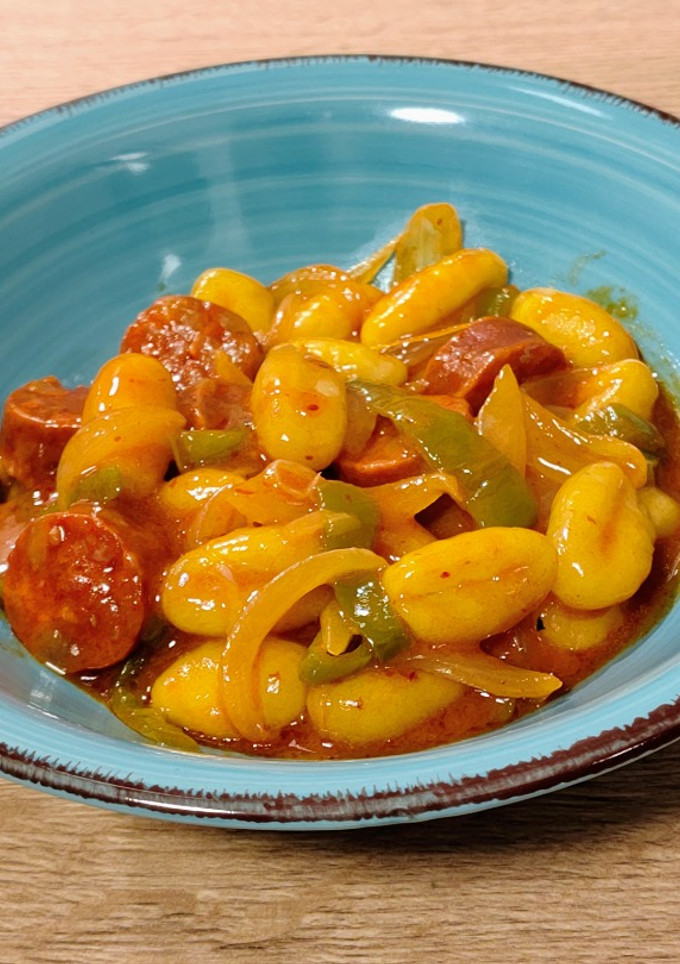 Una foto de Gnocchi a la riojana
