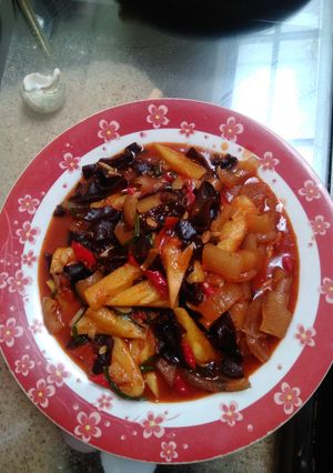 Foto resep Khi' ZamNas... (Kikil 🍄 🍍) asem manis...