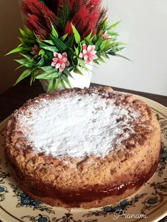 Easy Way Prepare Whole wheat Apple crumble cake which So Delicious