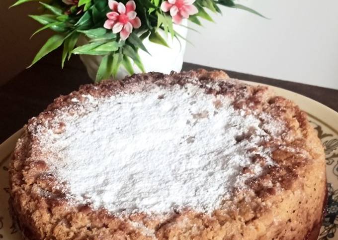 How to Prepare Super Quick Homemade Whole wheat Apple crumble cake