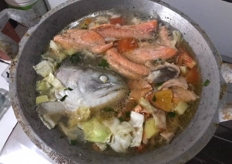 Sop Ikan Salmon