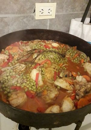 Una foto de Pollo al disco