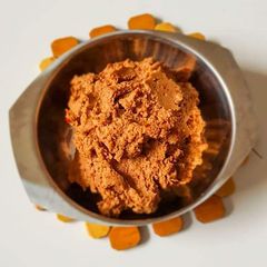 A picture of Brinjal Thogayal Chutney.