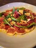 Carpaccio de higos con jamón