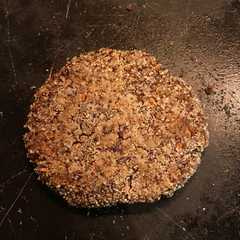 Una foto de Hamburguesa de quinoa roja