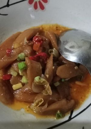 Foto resep Sosis bumbu pedas