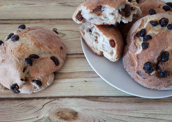 Pane all'uvetta senza glutine