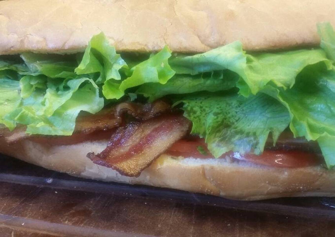 Creamy garlic BLT