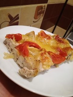 O poză a rețetei Piept de pui caprese.