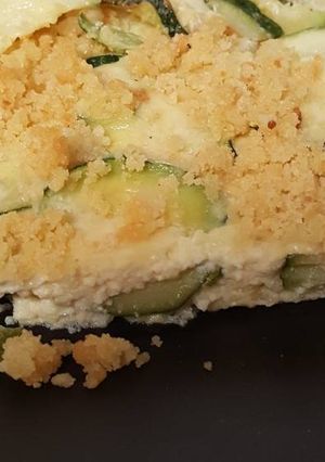 A picture of Zucchini Parmesan Bake.