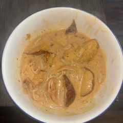 A picture of Alfredo Soup.
