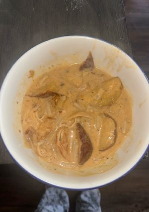 A picture of Alfredo Soup.