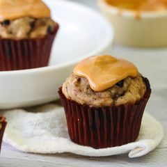 A picture of Peanut Butter Banana Muffins.
