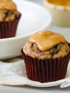 A picture of Peanut Butter Banana Muffins.