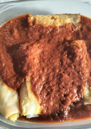 Una foto de Puerros con jamón rebozados
