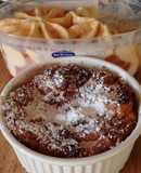 Kiflifelfújt francia Creme Brulee fagyival