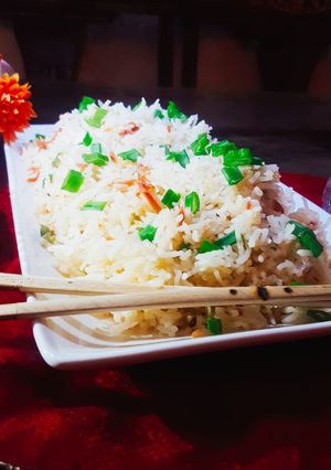 A picture of Vegetables Fried Rice.