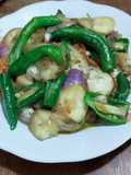 Terong ungu masak cabe ijo