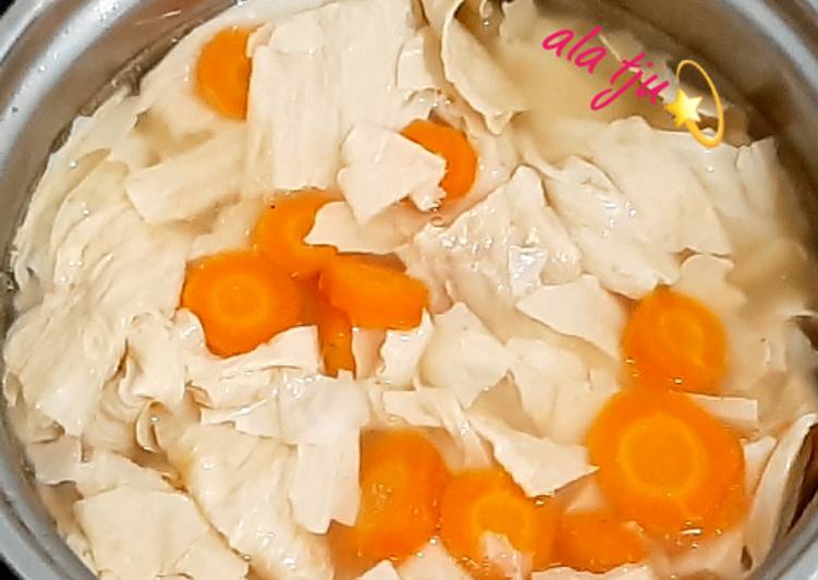 6.Kembang tahu wortel 🥕 kuah