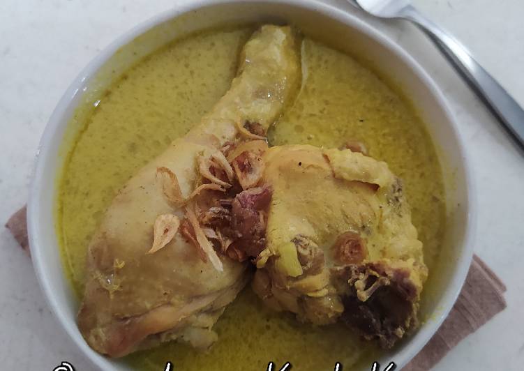Resep Opor Ayam Kuah Kuning, Lezat