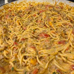 A picture of Rotel Spaghetti.