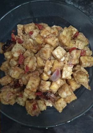 Foto resep Oreg oseng tempe pedas