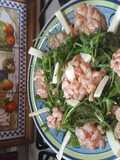 #cookpadchallenge Gamberi freschi con rucola