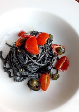 Foto di Tagliolini al nero di seppia fatti in casa