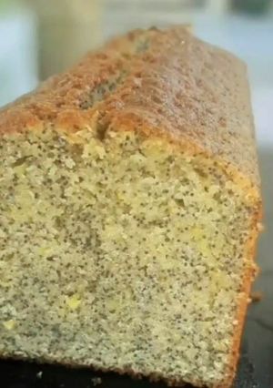 Foto de Bolo de Limão com Sementes de Papoila