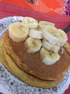 Una foto de Panqueques de Avena y banana