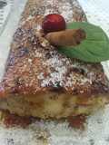 Brazo de gitano de crema pastelera