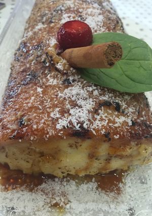 Una foto de Brazo de gitano de crema pastelera