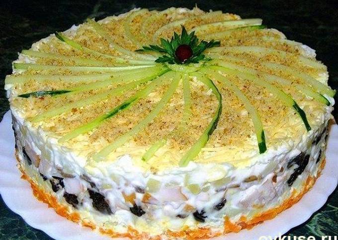 Торт С Курицей Рецепт С Фото