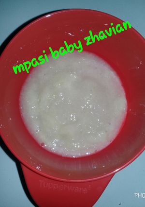 Foto resep Mpasi menu tunggal nasi+labu siam