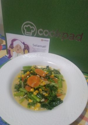 Foto resep Tumis sawi warna warni