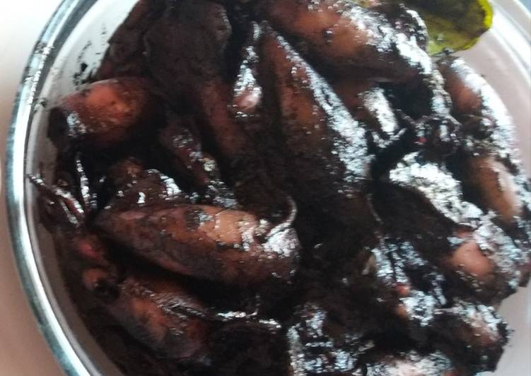 Resep Cumi-cumi Bumbu Hitam, Anti Gagal